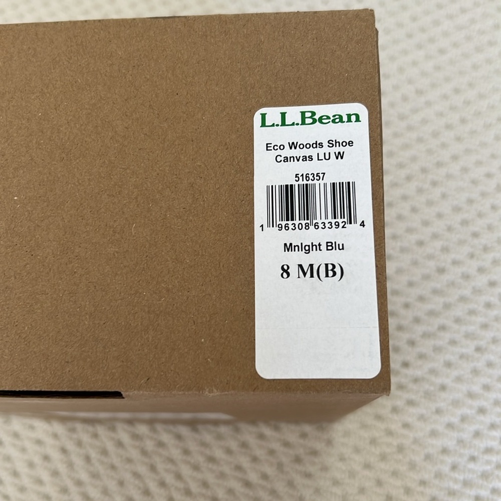 NIB LL Bean Women’s Eco Woods canvas shoe/sneaker size 8M - Picture 6 of 7